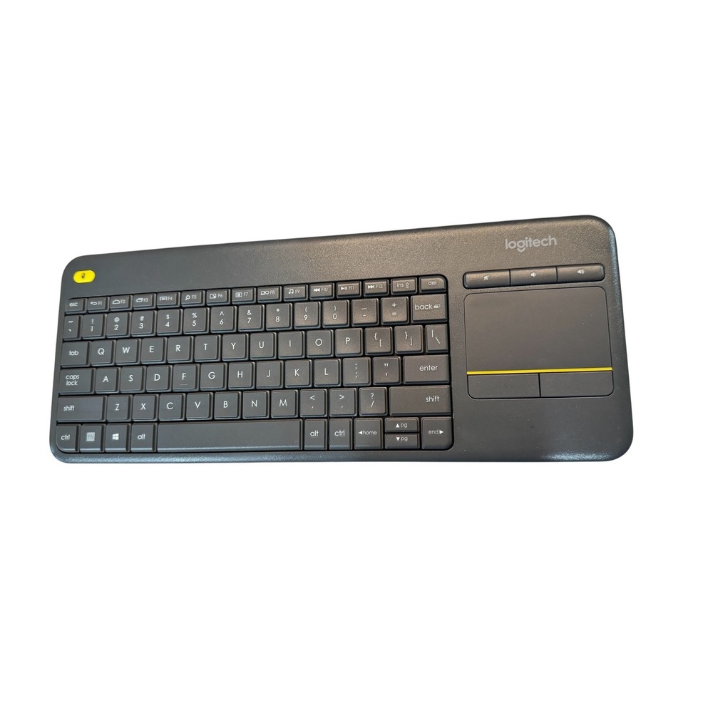 Logitech K400 Plus Wireless Touch Keyboard Dark Grey HTPC Smart TV K400+